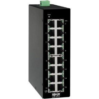 Picture of Tripp Lite Ethernet Switch Unmanaged 16Port Industrial 10/100/1000 Mbps DIN
