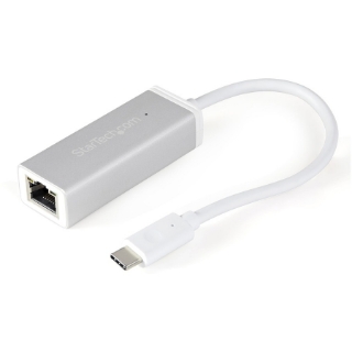 Picture of StarTech.com USB-C to Gigabit Ethernet Adapter ? Aluminum ? Thunderbolt 3 Port Compatible ? USB Type C Network Adapter