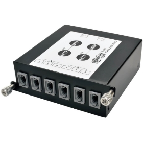 Show details for Tripp Lite 100Gb/120Gb to 40Gb Breakout Cassette 2 24-Fiber to 6 12-Fiber Picture of Tripp Lite 100Gb/120Gb to 40Gb Breakout Cassette 2 24-Fiber to 6 12-Fiber