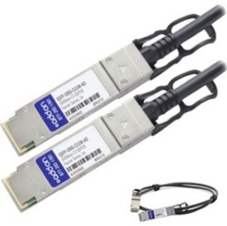 Picture of AddOn Cisco QSFP-100G-CU1M Compatible TAA Compliant 100GBase-CU QSFP28 to QSFP28 Direct Attach Cable (Passive Twinax, 1m)