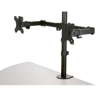 Picture of StarTech.com Desk Mount Dual Monitor Arm - Ergonomic VESA Compatible Mount for up to 32 inch Display - Desk Clamp / Grommet - Articulating