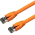 Picture of Axiom 15FT CAT8 2000mhz S/FTP Shielded Patch Cable Snagless Boot (Orange)