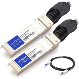 Picture of AddOn Dell 330-5970 to Intel XDACBL2M Compatible TAA Compliant 10GBase-CU SFP+ to SFP+ Direct Attach Cable (Passive Twinax, 2m)