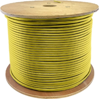 Picture of AddOn 1000ft Non-Terminated Yellow OM1 Duplex Fiber OFNR (Riser-Rated) Patch Cable