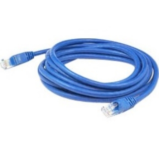 Picture of AddOn 10ft RJ-45 (Male) to RJ-45 (Male) Blue Microboot, Snagless Cat7 S/FTP PVC Copper Patch Cable