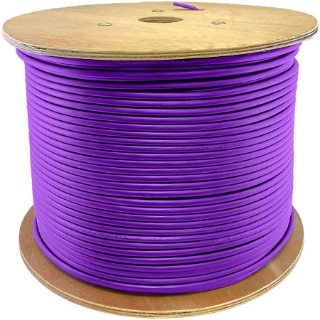 Picture of AddOn 1000ft Non-Terminated Purple Cat6 UTP PVC Copper Patch Cable