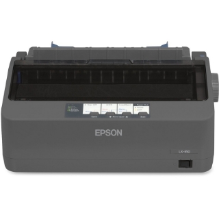 Picture of Epson LX-350 9-pin Dot Matrix Printer - Monochrome - Energy Star - Black