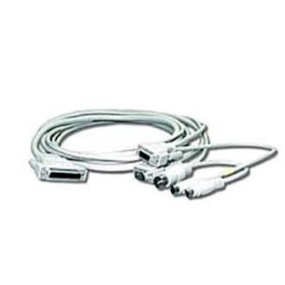 Picture of Vertiv Avocent Universal Keyboard, Mouse and VGA Video KVM Cable (PS/2 & Serial) KVM cable  15-Ft (CUFC-15)