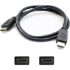 Picture of 6ft HDMI 1.4 Male to HDMI 1.4 Male Black Cable Which Supports Ethernet For Resolution Up to 4096x2160 (DCI 4K)