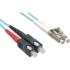 Picture of Axiom LC/SC Multimode Duplex OM4 50/125 Fiber Optic Cable 1m - TAA Compliant