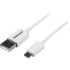 Picture of StarTech.com 2m White Micro USB Cable - A to Micro B