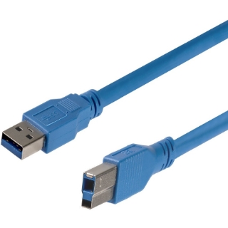 Picture of StarTech.com 1 ft SuperSpeed USB 3.0 Cable A to B - M/M