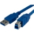 Picture of StarTech.com SuperSpeed USB 3.0 Cable A to B - USB 3.0 A (M) to USB 3.0 B (M) - 480 MBytes/s or 4.8 Gbps - 3 ft