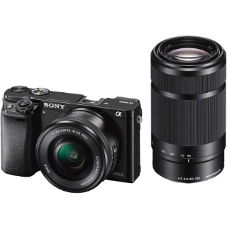 Picture of Sony Alpha a6000 24.3 Megapixel Mirrorless Camera with Lens - 0.63" - 1.97" (Lens 1), 2.17" - 8.27" (Lens 2)
