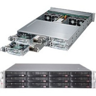 Picture of Supermicro SuperServer 6028TP-HC0R Barebone System - 2U Rack-mountable - Socket LGA 2011-v3 - 2 x Processor Support