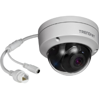Picture of TRENDnet Indoor Outdoor 8MP 4K H.265 120dB WDR PoE Dome Network Camera, IP67 Weather Rated Housing, SmartCovert IR Night Vision Up To 30m (98 ft.), MicroSD Card Slot, White, TV-IP1319PI