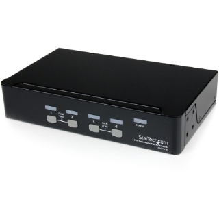 Picture of StarTech.com StarTech.com StarView SV431USB - KVM switch - USB - 4 ports - 1 local user - USB - 1U