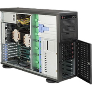 Picture of Supermicro SuperWorkstation 7047A-73 Barebone System - 4U Tower - Socket R LGA-2011 - 2 x Processor Support