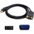 Picture of 5PK 3ft DisplayPort 1.2 Male to VGA Male Black Cables For Resolution Up to 1920x1200 (WUXGA)