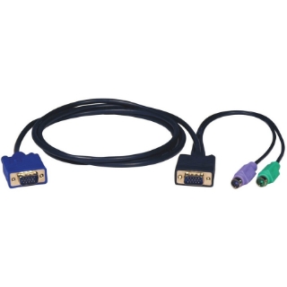 Picture of Tripp Lite 10ft PS/2 Cable Kit for B004-008 KVM Switch 3-in-1 Kit