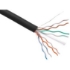 Picture of Axiom CAT6 23AWG 4-Pair Solid Conductor 550MHz Bulk Cable Spool 1000FT (Black)