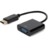 Picture of DisplayPort 1.2 Male to VGA Female Black Adapter Which Requires DP++ For Resolution Up to 1920x1200 (WUXGA)