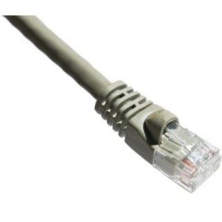 Picture of Axiom 100FT CAT5E 350mhz Patch Cable Molded Boot (Gray) - TAA Compliant