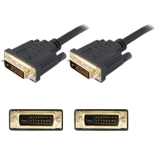Picture of 5PK 1ft DVI-D Dual Link (24+1 pin) Male to DVI-D Dual Link (24+1 pin) Male Black Cables For Resolution Up to 2560x1600 (WQXGA)