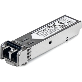 Picture of StarTech.com MSA Uncoded SFP Module - 100BASE-LH - 100Mb Ethernet SFP 100MbE Single Mode Fiber (SMF) Optic Transceiver Module - 80km DDM