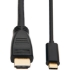 Picture of Tripp Lite USB C to HDMI Adapter Cable USB 3.1 4K@60Hz M/M USB-C Black 15ft