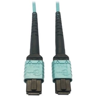 Picture of Tripp Lite Multimode Fiber Optic Cable OM4 Plenum 400G 50 24F MTP/MPO-PC F/F 5M