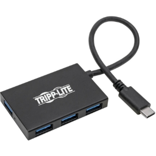 Picture of Tripp Lite USB C Hub 4-Port USB-A Compact USB 3.1 Gen 1 Portable Aluminum