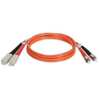 Picture of Tripp Lite 2M Duplex Multimode 62.5/125 Fiber Optic Patch Cable SC/ST 6' 6ft 2 Meter