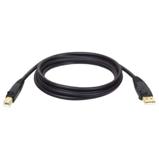 Picture of Tripp Lite 10ft USB 2.0 Hi-Speed A/B Device Cable Shielded Male / Male