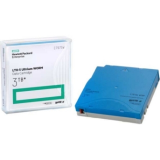 Picture of HPE LTO Ultrium 5 Data Cartridge with Custom Barcode Labeling