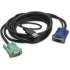 Picture of APC by Schneider Electric APC Integrated Rack LCD/KVM USB Cable - 10ft (3m)