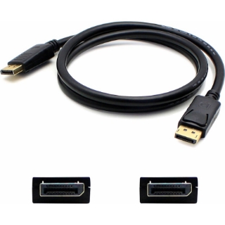 Picture of 5PK 3ft DisplayPort 1.2 Male to DisplayPort 1.2 Male Black Cables For Resolution Up to 3840x2160 (4K UHD)