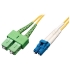 Picture of Tripp Lite 2M Duplex Singlemode 9/125 Fiber Optic Patch Cable LC/SC/APC 6' 6ft 2 Meter