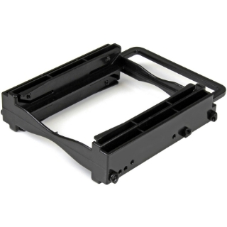 Picture of StarTech.com Dual 2.5" SSD/HDD Mounting Bracket for 3.5" Drive Bay - Tool-Less Installation - 2-Drive Adapter Bracket for Desktop Computer