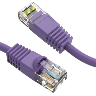 Picture of Axiom 40FT CAT6 UTP 550mhz Patch Cable Snagless Molded Boot (Purple)