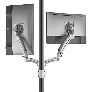 Picture of Chief Kontour K1P220SXRH Pole Mount for Monitor, All-in-One Computer - Silver - TAA Compliant