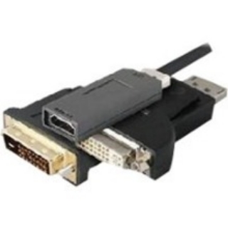 Picture of 3ft DisplayPort Male to HDMI Male Black Cable Which Requires DP++ For Resolution Up to 2560x1600 (WQXGA)