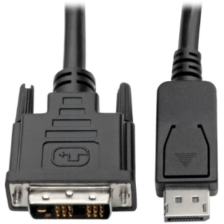 Picture of Tripp Lite DisplayPort to DVI-D Adapter Cable DP w/ Latches M/M 1080p 15ft 15'