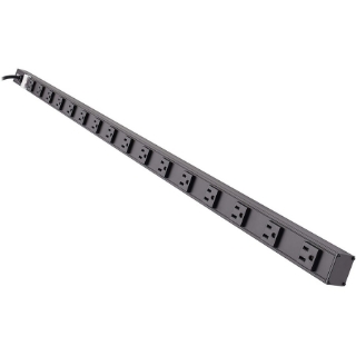 Picture of Tripp Lite 16 Outlet Power Strip 5-15R 15' Cord Vertical 5-15P 48" Black
