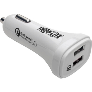 Picture of Tripp Lite USB Car Charger Quick Charge Dual USB-A 3.0 UL2089 Certified