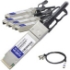 Picture of AddOn Cisco Compatible TAA Compliant 40GBase-CU QSFP+ to 4xSFP+ Direct Attach Cable (Active Twinax, 1m)