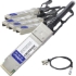 Picture of AddOn Cisco QSFP-4SFP10G-CU0-5M Compatible TAA Compliant 40GBase-CU QSFP+ to 4xSFP+ Direct Attach Cable (Passive Twinax, 0.5m)