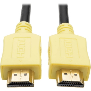 Picture of Tripp Lite 10ft High Speed HDMI Cable Digital A/V 4K x 2K M/M Yellow 10'