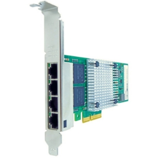 Picture of Axiom 10/100/1000Mbs Quad Port RJ45 PCIe x4 NIC Card for Intel - I350T4, I350-T4