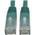 Picture of Tripp Lite 15ft Cat6 Gigabit Molded Patch Cable RJ45 M/M 550MHz 24AWG Green